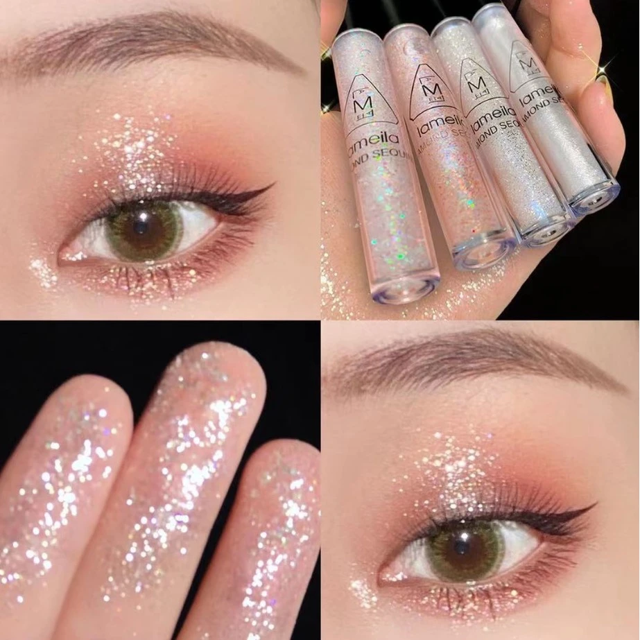 Glitter Liquid Eyeshadow Stick Water proof Long Lasting Shiny Gloss Liquid Eyesh