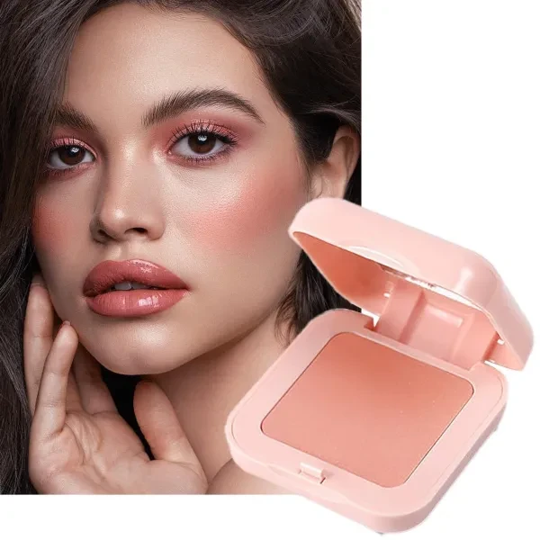 Monochrome Blush Palette Brightening Facial Beauty Make Blusher Long Lasting Blu