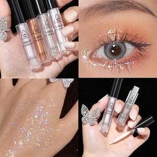 Glitter Liquid Eyeshadow Stick Water proof Long Lasting Shiny Gloss Liquid Eyesh
