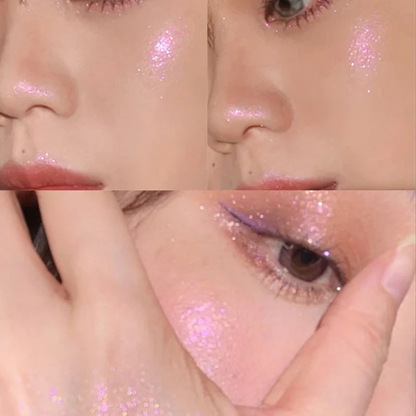 Water-Resistant Glitter Eyeshadow Stick Long-Lasting & Shiny