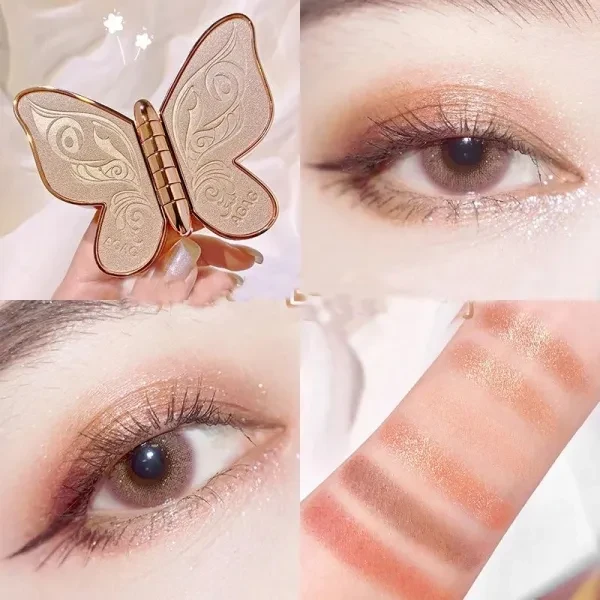 Colorful Wings Shimmer & Matte Eyeshadow Palette - Women 01