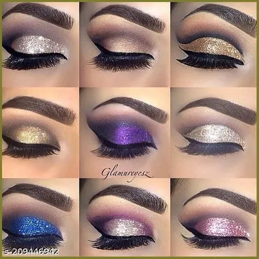 Glitter Eye Shadow Palette - 40 Shades Full Coverage Foldable & Versatile
