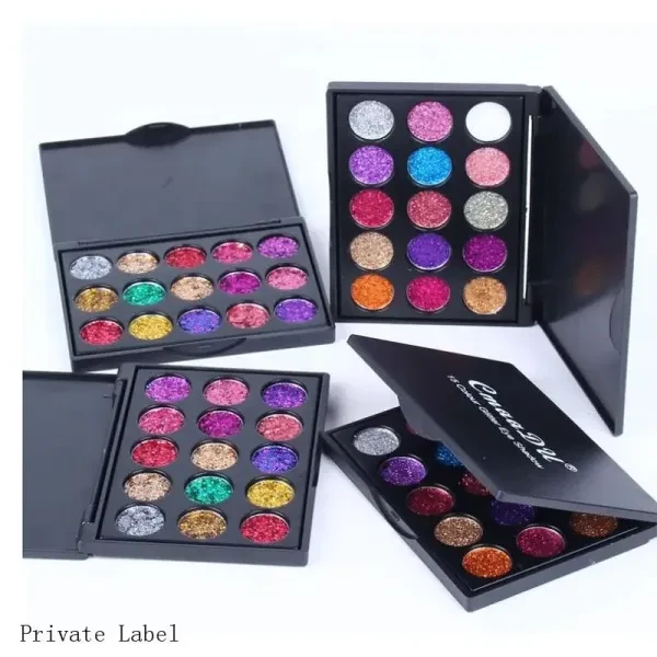 15 Multi Shades Matte Eyeshadow Palette Shimmering Splendor - High Quality
