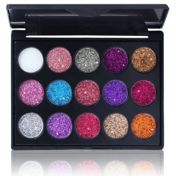 15 Multi Shades Matte Eyeshadow Palette Shimmering Splendor - High Quality