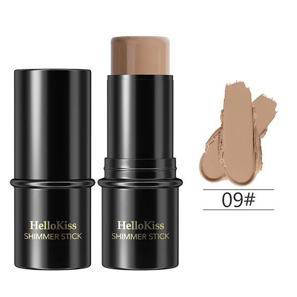 3D Face Primer Khaki Contour Stick - Flawless Makeup for Women (Plastic)