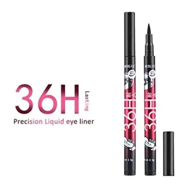 Waterproof Matte Black Eyeliner Pen - Longwear & Precise for Lasting Eye Makeup