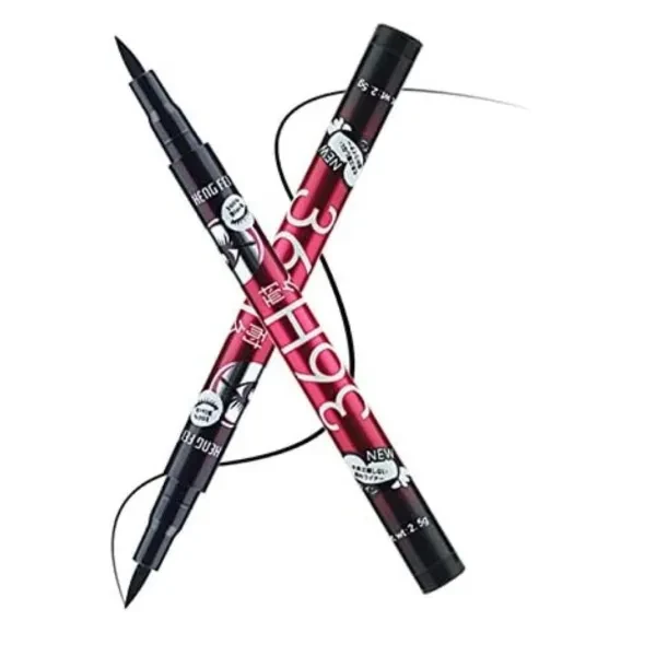 Waterproof Matte Black Eyeliner Pen - Longwear & Precise for Lasting Eye Makeup