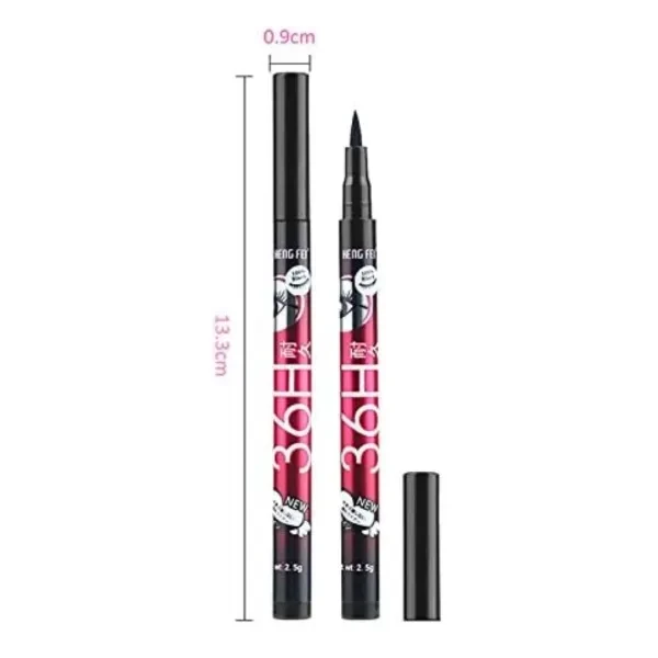 Waterproof Matte Black Eyeliner Pen - Longwear & Precise for Lasting Eye Makeup