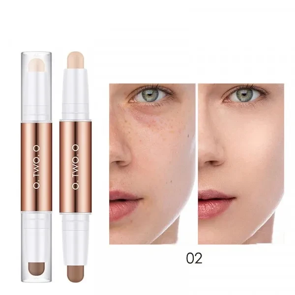 2 in 1 Highlighter Stick Long Lasting Women's Face Makeup Concealer Contouring M