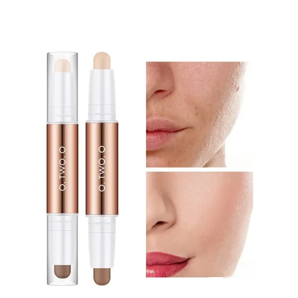 2 in 1 Highlighter Stick Long Lasting Women's Face Makeup Concealer Contouring M