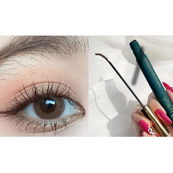 Colorful Brown Water Resistant Curling Mascara