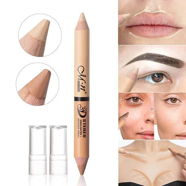 Contour 2-1 Face Glow Wooden Highlighter Pencil Face Makeup - 02