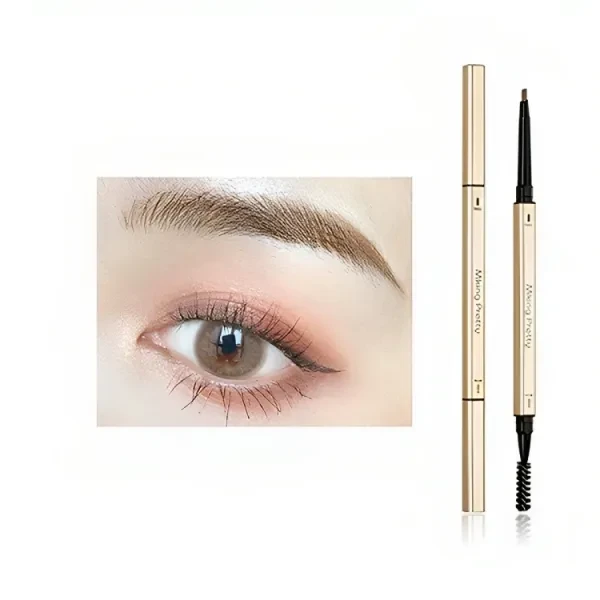 Long Lasting Water Proof 2 In 1 Eyebrow Pencil Double Sided Eyebrow Makeup Enhan