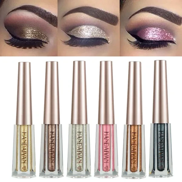 Shimmering GoldLiquid Eye Glitter for Glammed-Up Eyes!