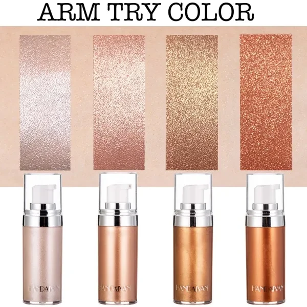 Golden Goddess Glitter Cream Highlighter (Waterproof) - Women's Makeup