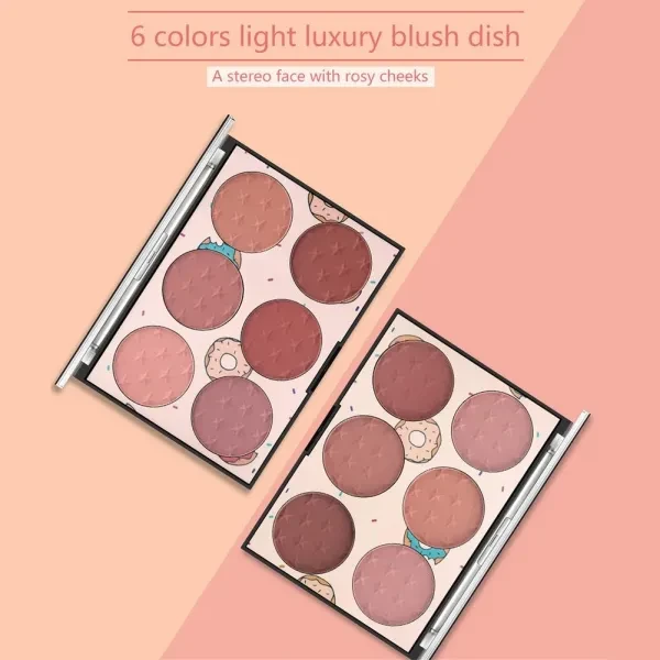 MISSROSE six-color blush eye shadow natural long-lasting concealer waterproof sk