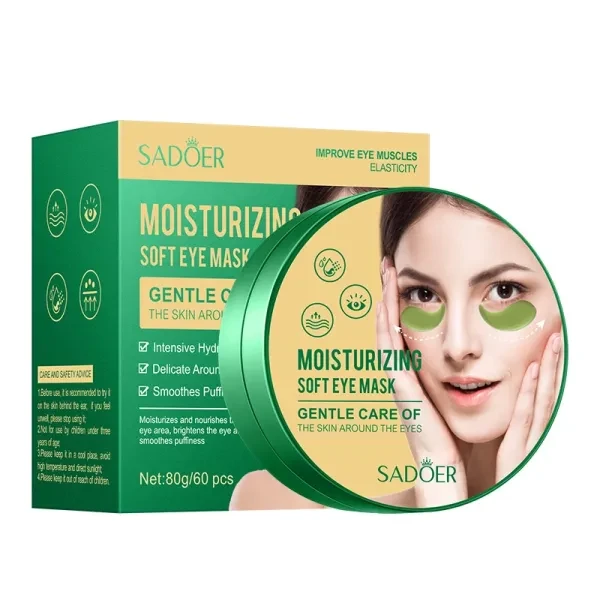 Natural Eye Grooming Mask Box Full Coverage Moisturizing Smoothing Eye Mask Nour