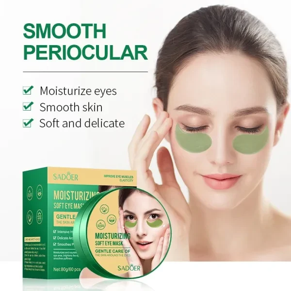 Natural Eye Grooming Mask Box Full Coverage Moisturizing Smoothing Eye Mask Nour