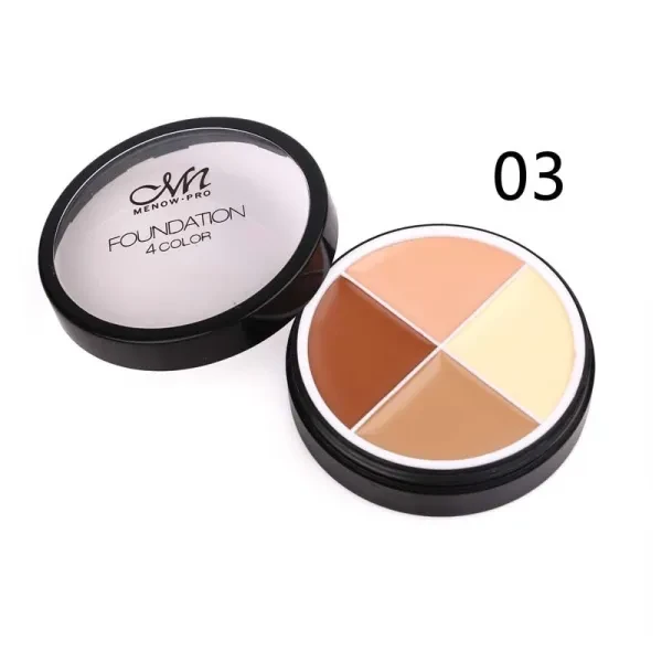 4 in 1 Multi Color Foundation Concealer Cream - Long Lasting