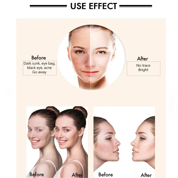 4 in 1 Multi Color Foundation Concealer Cream - Long Lasting