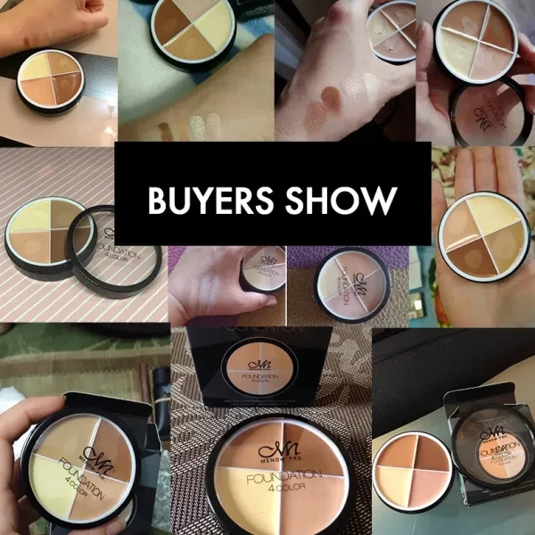 4 in 1 Multi Color Foundation Concealer Cream - Long Lasting