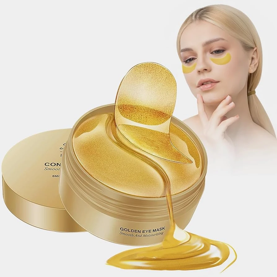 Golden Full Coverage Natural Eye Mask for Groomed and Soft Eyes