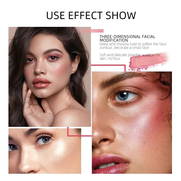 Pearlescent Matte Blush Palette - 14