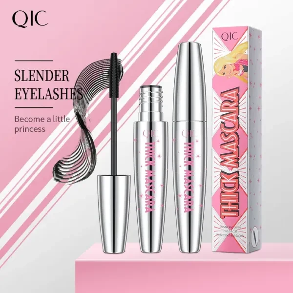 Eyelash Mascara Long Curly Thick Waterproof Natural Black Volume Length Smudge P