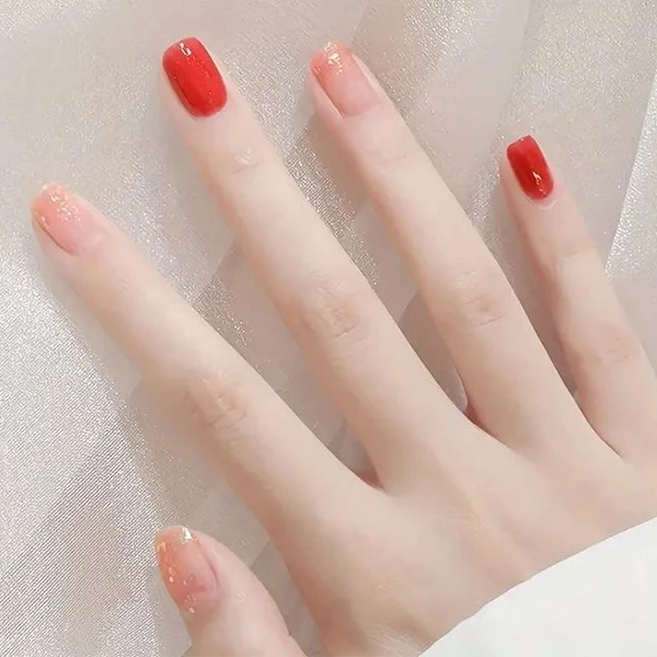 Black Color Water Resistant Women Glittery Fashion Long Lasting Nail Polish - 28