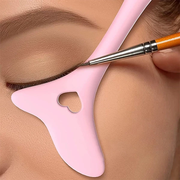 Multifunctional DIY Grooming Easy To Use Silicone Mascara Saver Eyebrow Stencil