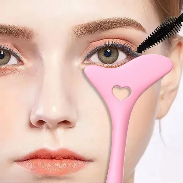 Multifunctional DIY Grooming Easy To Use Silicone Mascara Saver Eyebrow Stencil