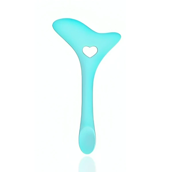 Heart Design Eyeliner Eyelash Application Tool, Silicone Eye Makeup Mascara Shie