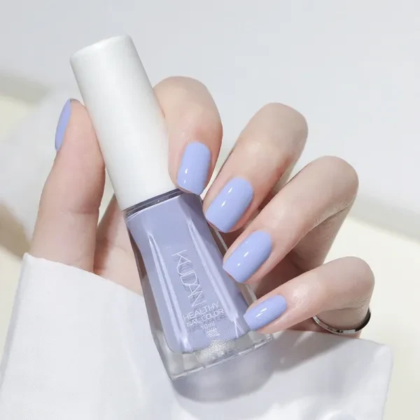 10ml Easy-Apply Long-Lasting Purple Glitter Nail Polish Skin-Friendly