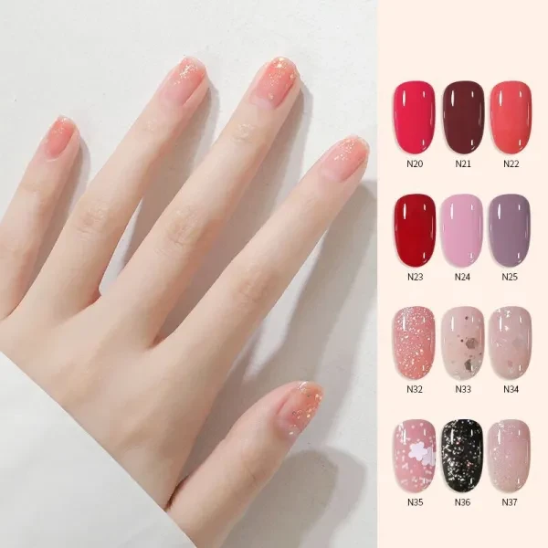 Sparkle & Shine Quick-Dry Long-Lasting Skin-Friendly Glitter Nail Polish