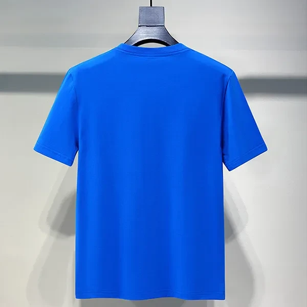 Letter Print Crew Neck Short Sleeves Sports Casual Wear Men T-Shirt