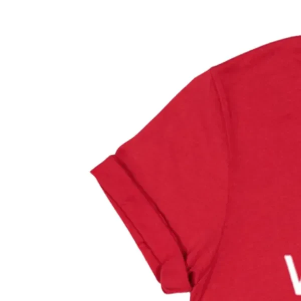 Valentine's Day Red T-Shirt Letter Printed Short Sleeves Men Tee