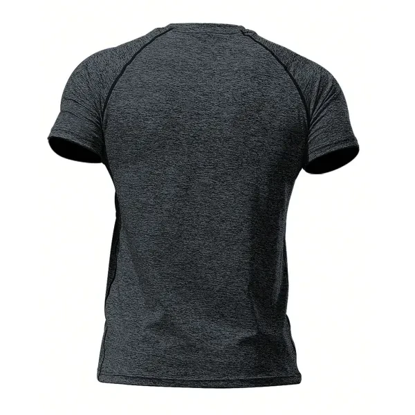 Men's Round Neck Short Sleeves T-shirt - Stylish & Versatile
