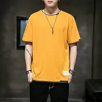 White Cotton Men's T-Shirt Stylish & Breathable - High-Quality Fabric - Summer F