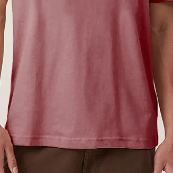 Men's Summer Casual T-Shirt - Blue Color Short Sleeves Soft Fabric - Fashionable