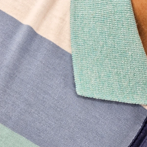 Green Striped Polo Shirt - Men's Summer Fashion