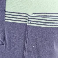 Green Striped Polo Shirt - Men's Summer Fashion