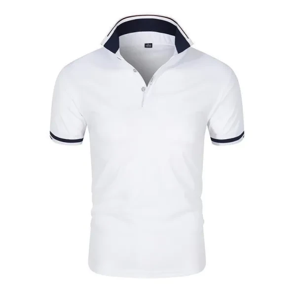 Men's High-Quality Sports Polo Shirts - 2-Piece Set Breathable Slim Fit