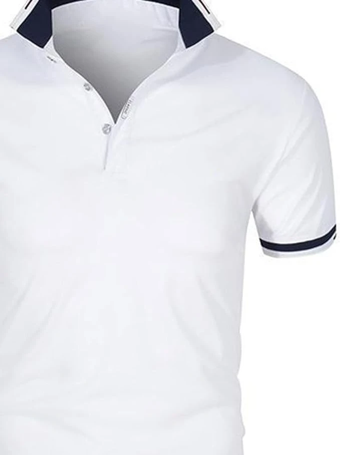 Men's High-Quality Sports Polo Shirts - 2-Piece Set Breathable Slim Fit