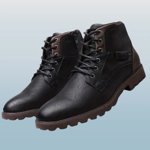 Black Combat Men Boots Non-Slip Outdoor Hiking Boots