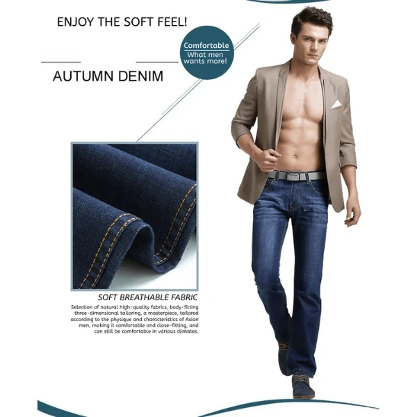 Blue Denim High Waist Button-Up Straight Fit Women's Ripped Jeans