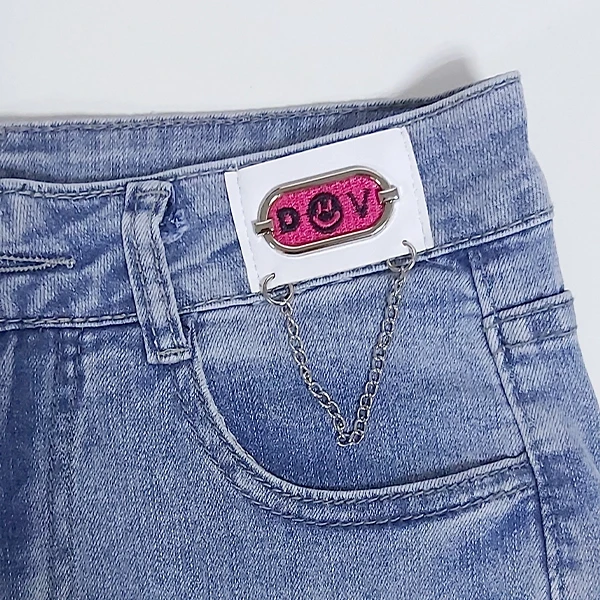 High waist straight jeans, women's summer new style slim all-match elastic pants