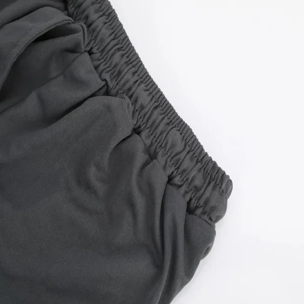 Solid Color Drawstring Men Summer Wear Shorts, Comfortable Double Pocket Running