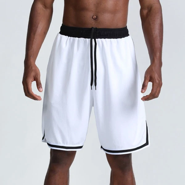 Men's Striped Elastic Waist Shorts - Lightweight Summer Bottoms