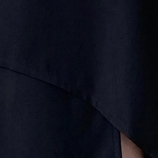 Black Flared A-Line Summer Long Skirt