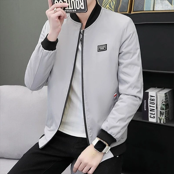 Men's Winter Zipper Closure Fleece Jacket - Stay Warm & Stylish